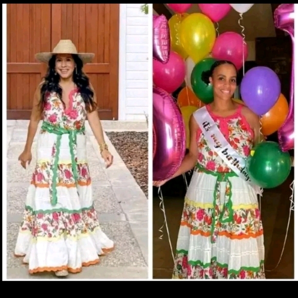 Farm Rio Toucan Gardens Maxidress - Picture 2 of 8